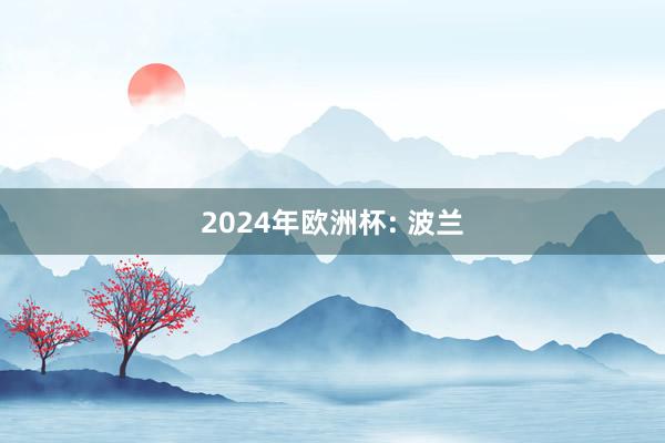 2024年欧洲杯: 波兰